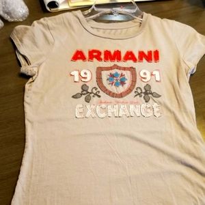 🌺Armani Exchange Embroidered T